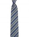 John Ashford Men's Dress Neck Tie, EDI Stripe-Q4