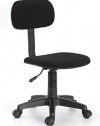 Hodedah Armless Task Chair, Black