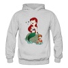 Yisinger Women's Red Heads Ariel And Ponyo Pullover Hoodies L