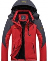 WantDo Men's Waterproof Mountain Jacket Fleece Windproof Ski Jacket