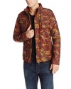 Scotch & Soda Men's Lightly Padded and All-Over Quilted Jacket In Oxford Nylon
