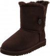 Ugg Australia K Bailey Button Youth US 5 Brown Snow Boot