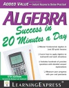 Algebra Success in 20 Minutes a Day