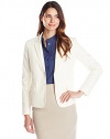 Anne Klein Women's Two-Button Cotton Pique Jacket
