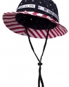 TopHeadwear Cotton Twill America BUCKET HAT W/ USA FLAG