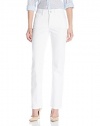 NYDJ Women's Petite Marilyn Straight Jeans in Bull Denim Optic White