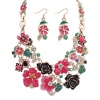 The Starry Night Rural Amorous Feeling Flowers Bright Beautiful Sweet Outfit Vintage Necklace for Females