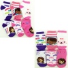 Disney Jr Doc McStuffins and Sofia the First Princess Toddler 6 pack Ankle Socks
