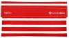 LunchSkins Reusable Snack Size Bag, Red Stripe