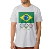 ALIIXUN2 Men's 2016 Brazilian Rio Olympic Committee Logo T Shirt