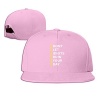 MaNeg Dont Let Idiots Ruin Your Day Unisex Fashion Cool Adjustable Snapback Baseball Cap Hat One Size Pink