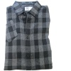 Marc Ecko Cut & Sew Black and White Pearson Plaid Woven Men's Shirt - XL