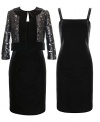 Plus Size Alex Evenings 491614 Dress --Size: 24 Color: Black
