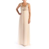 Sue Wong Womens Embellished Prom Evening Dress Beige 4