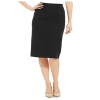 Charter Club Petite Solid Pull-On Pencil Skirt 16P Black