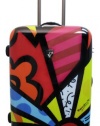 Heys USA Luggage Britto New Day 26 Inch Hard Side Suitcase, Multi-Colored, One Size