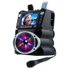 Karaoke GF842 DVD/CDG/MP3G Karaoke System with 7 TFT Color Screen, Record, Bluetooth and LED Sync Lights