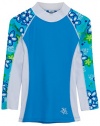 Tuga Girls UV Long Sleeve Rash Guard - Swim Shirt Swimming/Snorkel/Summer Camp