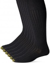 Gold Toe Men's Windsor Wool-Blend Over-the-Calf Dress Sock (Three-Pack)