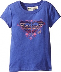 Roxy Kids Girl's Short Sleeve Tee w/ Roxy Logo (Toddler/Little Kids) Violet T-Shirt 6 Little Kids