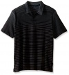 Perry Ellis Men's Big and Tall Engineered Stripe Polo