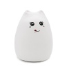 hqclothingbox Cat Children Night Light Nursery [ Sensitive Tap Control, USB Rechargeable, Warm / White Light, 7-Color Breathing Light ] Cute Night Lamp for Girlfriend Adult Kid Adult Baby Bedroom