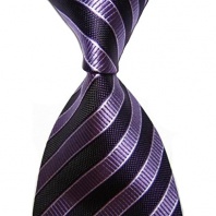 KissTies Men's Striped Extra Long Tie Man Necktie in Gift Box Wrap (63'' XL)