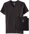 Calvin Klein Men's 3-Pack Cotton Classic Short Sleeve Slim Fit V-Neck T-Shirt