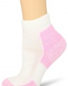 Women's Thick Padded Pink Walking Ankle Socks