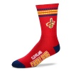 For Bare Feet NBA 4 Stripe Deuce Crew Men Socks