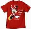 Disney Minnie Mouse ITS ALL ABOUT ME FL Namedrop Womens Plus Size T Shirt - Red
