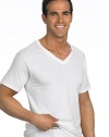 Jockey Men's T-shirts Tag-free V-neck T-shirt - 2 Pack, White, Xl