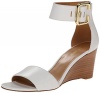 Nine West Women's Narcissus Leather Wedge Sandal