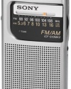 Sony ICF-S10MK2 Pocket AM/FM Radio, Silver