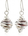 Kenneth Cole New York Silver-Tone Stacked Disc Drop Earrings