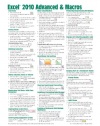 Microsoft Excel 2010 Advanced & Macros Quick Reference Guide (Cheat Sheet of Instructions, Tips & Shortcuts - Laminated Card)
