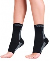 Foot Sleeves (1 Pair) Best Plantar Fasciitis Compression Sock for Men & Women - Heel Arch Support/ Ankle Sock , Great for Hiking , Better feel than Copper Fit