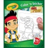 Crayola Jake and The Neverland Pirates Color 'n Sticker Books