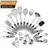 Chef Essential 23-Piece Stainless Steel Kitchen Utensil Set