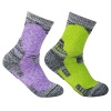 YUEDGE Women's 2 Pack Antiskid Wicking Cotton Socks For Outdoors Camping Hiking Sports