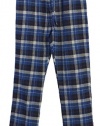 Gioberti Mens Flannel Pajama Pants, Elastic Waist
