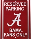 NCAA Alabama Crimson Tide 12-by-18 inch Plastic Parking Sign