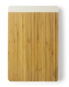 Architec Fuse Gripper Bamboo Cutting Board, 8 by 12-Inch, White
