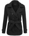 DRESSIS Women's Double Breasted Trench Pea Coat / Jacket - 9 Different Styles