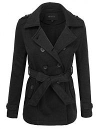 DRESSIS Women's Double Breasted Trench Pea Coat / Jacket - 9 Different Styles