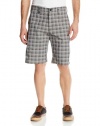 Dickies Men's Performance 11-Inch Plaid Flat Front Short