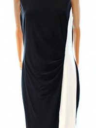 Lauren Ralph Lauren Women's Colorblock Sheath Dress Black 18