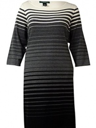 Lauren Ralph Lauren Women's Colorblocked Striped Sweater Dress