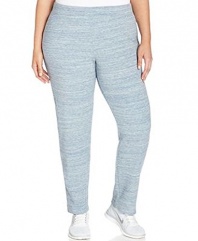 Style & Co. Womens Plus French Terry Loose Fit Sweat Pants Blue 3X