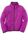 Ralph Lauren Polo Girls Full Zip Polartec Fleece Jacket (L 12 - 14)
